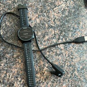 Garmin Black Smartwatch with USB Charger